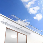 Ukse varikatuse aken ilma sulgudeta Varjualused V&auml;liveranda 50x50cm LxW