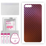 apgo skin sticker film foil vinyl for the BACK compatible with Huawei Y6 (2018), scratch-resistant, easy to install - Carbon Chameleon CAKA5