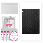 apgo skin sticker film foil vinyl for the BACK compatible with Huawei MediaPad T3 10, scratch-resistant, easy to install - Black Honeycomb