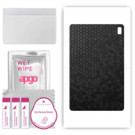 apgo skin sticker film foil vinyl for the BACK compatible with Umidigi aA11 Tab, scratch-resistant, easy to install - Black Honeycomb