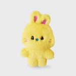 Line Friends - K POP iidoli New Jeans Bunini pl&uuml;&uuml;sist kleebis/mininukk (5 Valikud) Yellow