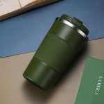 Roostevabast terasest termokruus lekkekindel termose kohvi vaakumtass reisisoojusolmukolb isoleeritud tassiga veepudel 400ml punane