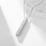 Ristk&uuml;likukujuline roostevabast terasest ripats kaelakee meestele ja naistele araabia maailma islami ehted moslemi kingitus amuleti kaitse