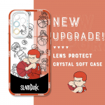 P&otilde;rutuskindel Joonisfilm Astronaut Kristall&uuml;mbris T&auml;ielik Katvus Kaamera Kaitse L&auml;bipaistev Pehme Telefoni&uuml;mbris Samsungile Samsung A02