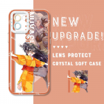 P&otilde;rutuskindel Cartoon Astronaut Crystal Case t&auml;iskaanega kaamera kaitse l&auml;bipaistev pehme telefoni korpus Vivo Motorola jaoks Vivo S1