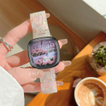 Naiste luksuslik vaigust rihm Fitbit Versa jaoks 4 3 2 1 k&auml;ev&otilde;ru randme k&auml;ev&otilde;ru rihm Fitbit Sense 2 tarvikute jaoks For Versa Sense 2