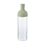 Hario Filtreeritav pudel, praktiline mahutavus 750 ml suitsune roheline, valmistatud Jaapanis, kingitus FIB-75-SG white