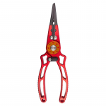 Multifunktsionaalsed kalastustangid alumiiniumsulamist kalap&uuml;&uuml;gi k&auml;&auml;rid n&ouml;&ouml;ri l&otilde;ikamismasin kalade kontrollimise t&ouml;&ouml;riist kaasaskantavad h&otilde;lpsasti hoiustatavad tangid varrukas 1pcs punane