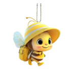 Akr&uuml;&uuml;lkollase mesilase rippuv kaunistus auto tahavaatepeegel V&auml;ike mesilane kaunistus v&otilde;tmehoidja seljakott loom