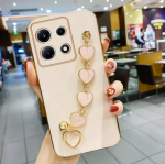 Randmepaelaga kaetud telefoni&uuml;mbris Infinix Note 30 VIP 30 Pro 30i 20 12 Pro 11 11s 10 Smart 7 6 5 4 pehme &otilde;huke k&auml;ev&otilde;ru kate For Smart 5 roosa