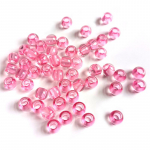 Kodu Peotarbed Juukseaksessuaarid Vaigust juuste kujundamise t&ouml;&ouml;riist Jumbo palmik Rastalukk 40/20 tk 4mm Big Hole Clear Juuksehelmed Rastap&auml;rlid 8mm 10mm 8mm roosa