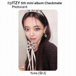 ITZY 5. minialbumi Checkmate ametlik fotokaart Selge kaardi erikaart KPOP Yuna - #02