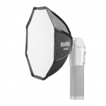 Godox LM-S25 Mini kaheksanurkne Softbox hajuti, mis &uuml;hildub Godox Lux Master retrokaamera v&auml;lklambiga