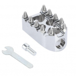 Tugev varvaste nihutipulk Kerge, k&otilde;rge k&otilde;vadusega roostevabast terasest