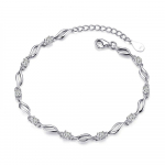 Teemantkristallidest armastuse k&auml;ev&otilde;ru, naiste korea stiilis lihtne ja stiilne isiksus, armsad k&auml;eehted