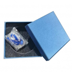 J&otilde;uluehted l&auml;bipaistva lihviga kristallist lumehelbest ripats j&otilde;ulupuu kaunistamiseks naiste k&otilde;rvar&otilde;ngas D