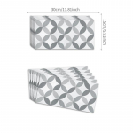 Koori ja kleebi plaadid &Uuml;lekandekleebis K&ouml;&ouml;k Isekleepuv Hall Petal Telliskiviseina Plaatide Kleebis 30x15cm S