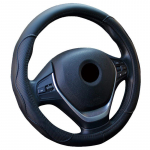Universaalne auto nahast roolikate libisemisvastane 38cm/15  roolile must