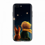 Must &uuml;mbris Xiaomi Redmi 13C Note 9 iPhone XR 7 8 14 15 11 12 13 X XS Pro Max Samsung A25 S23 S24 FE Ultra Plus jaoks V&auml;ike prints ja rebane Redmi Note 9T 5G kuristik
