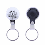 English Cocker Spaniel - keychain with a dog portrait, pendant with the brand's own Art-Dog graphics