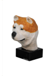 Akita, Akita Inu - painted figurine, statue, figure, made by the artist, brand Art-Dog
