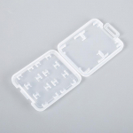 1 tk l&auml;bipaistev kaitsmehoidja mikrokarp Sd Sdhc Tf Ms m&auml;lukaardi salvestuskorpuse jaoks plastkarbid