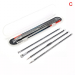 4 tk / komplekt Mustpeade eemaldaja Whitehead Comedone Spot Pimple Blemish Extractor Tool