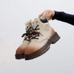 Tursked platvormiga poolsaapad naistele, libisemisvastased n&ouml;&ouml;riga matkasaapad, l&uuml;hikesed saapad jalutusjalatsid Naiste mugavad, seljatallaga s&otilde;jalised lahingusaapad 35 khaki