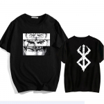 Anime Berserk T-s&auml;rk Suvi Mehed Naised &Uuml;lem&otilde;&otilde;duline L&uuml;hikeste Varrukatega T-s&auml;rk Tr&uuml;kiga T-s&auml;rk Topid 2024 Tee Trend F&auml;nnide Riietus L