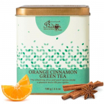 India Chai - Apelsini kaneeli roheline tee 100 grammi apelsinikoore, kaneeli ja nelgiga kolesterooli, immuunsuse ja terve s&uuml;dame jaoks.