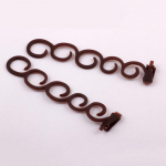 2 tk / komplekt Flower Magic juukseklambrid Twist p&otilde;imitud juuksepunutis isetehtud soeng Juuste aksessuaarid 2 PCS must