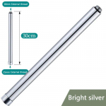 Shower Head Extension Pipe Connection Shower Extension Pipe Bathroom Shower Accessories 30cm