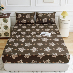 Lilletr&uuml;kis Deep Pocket kuninganna voodilinade komplekt - 3 arvutit pehmest mikrokiust kuninganna voodilinad Deep Pocket pleekimiskindlad voodipesu linad ja padjap&uuml;&uuml;rid 120x200+25cm+2 pillowases