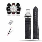 Klassikaline 22/23/24 mm ehtsast vasika nahast kellarihm Tissoti kella jaoks T035627/617/407 seeria kellarihm Butterfly pannal 23mm