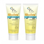 Fixderma Shadow p&auml;ikesekaitsekreem SPF 30+ geel PA+++ | P&auml;ikesekaitsekreem kehale ja n&auml;ole | UVA ja UVB kaitse | P&auml;ikesekaitsekreem naistele ja meestele - 75 g (Pakis 2)