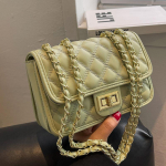 Premium tekstuuriga v&auml;ike kott naiste suvi 2024 uus ni&scaron;&scaron; teemantketiga kott naiste populaarne &otilde;lakott v&auml;ike kandiline kott No specification roheline