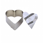 Isetegemise koogivorm roostevabast terasest kaunistust&ouml;&ouml;riistad &uuml;mmargune h&otilde;bedane r&otilde;ngas viilutaja l&otilde;ikur k&auml;sitsi l&uuml;katav k&uuml;psetuskoogivorm tarvikud Square