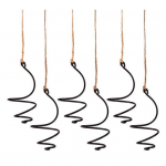 6 tk &otilde;hutaimehoidja, metallist rippuv Tillandsia konteiner, reguleeritav p&ouml;&ouml;rlev &otilde;hutaimehoidja kodukontori r&otilde;du aiakaunistuseks Sets