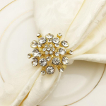 8 tk/partii teemantkuldse salvr&auml;tiku s&otilde;rmus, pulm, ring, hoidik, j&otilde;ulud, pannal, lauakaunistused kuld