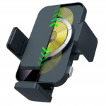 Magsafe Magnetiline Kahe režiimiga Mobiiltelefoni Hoidik Auto Juhtmevaba Laadija Samsungile iPhone'ile Auto Tarvikud Telefoni Hoidik must