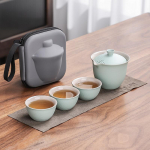 Teeseremoonia reisiteekomplekt Mate kaasaskantav teekomplekt &Otilde;ues tee valmistamise tass &Uuml;ks pott Kolm tassi teekann