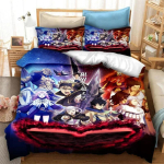 Anime Black Clover Asta Voodipesukomplekt Tekikate Magamistoa Tekikatted &Uuml;he- v&otilde;i Kahekohaline Suurus Tekikate Kodutekstiil AU Single 140x210cm
