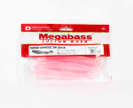 Megabass Super Spindle Worm SW Power Up 5-tolline pehme peibutis roosa kuma (1891)