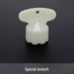 K&ouml;&ouml;gi kraan sisseehitatud aeraatori ja peidetud filtri eemaldamise mutriv&otilde;tmega Coin-operated wrench