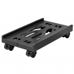 Arvutitorni alus Mobiilne arvutitorni alus 4 veereva rattaga Arvuti p&otilde;hiarvuti kronstein enamiku lauaarvutite tornide jaoks must