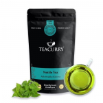 TEACURRY Pure Nettle Leaf Tea - 15 Pyramid Tea Bags | 100% Natural Nettle Leaf Tea | Blood Pressure and ease Joint Pain