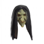 Creepy horror costume woman witch mask