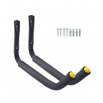 1/2/4 tk raskeveokite garaažikonks 100 naela seinakinnitusega metallist riidepuu kajakid jalgrattaredel 1pc must