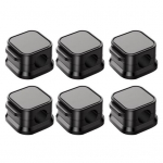 6 tk Magnetilised Kaabliklambrid Organiseerija Kleepuvad Kaablihaldusklambrid Juhtme Telefoni USB Laadija Kaabli Hoidik 6pcs valge