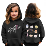 Laste mood vabaaja topp Stray Kids Korea kombineeritud tr&uuml;kiga pusa 150